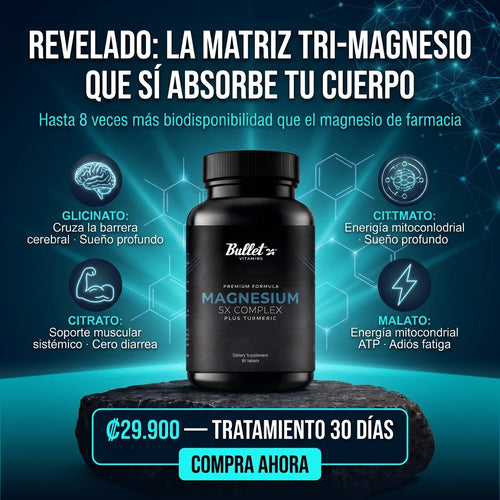 Matriz Avanzada de Magnesio 🔋 (Restauración y Equilibrio Diario)